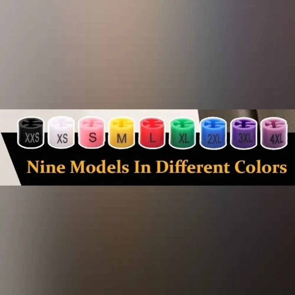 🔸️Multicolored Plastic Clothing Clip On Hanger Size Tags